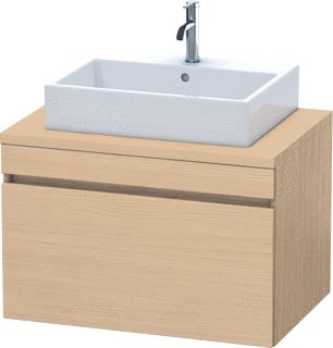 DURAVIT DURASTYLE CONSOLE WASTAFELMEUBEL 800X548 MM KLEUR FRONT: NATUUR EIKEN MAT KLEUR CORPUS: NATUUR EIKEN MAT AANTAL LADEN: 1