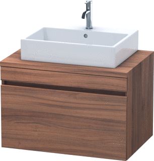 DURAVIT DURASTYLE CONSOLE WASTAFELMEUBEL 800X548 MM KLEUR FRONT: NOTEN MAT KLEUR CORPUS: NOTEN MAT AANTAL LADEN: 1