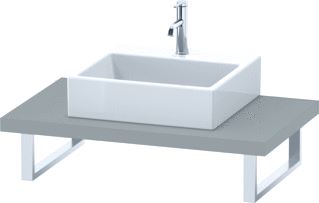 DURAVIT DURASTYLE CONSOLE 45X800X550 MM BETONGRIJS MAT AANTAL UITSPARINGEN: 1 