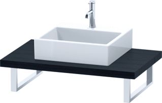 DURAVIT DURASTYLE CONSOLE 45X800X550 MM EIKEN ZWART MAT AANTAL UITSPARINGEN: 1 