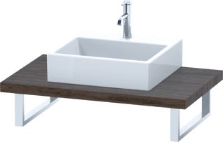 DURAVIT DURASTYLE CONSOLE 45X800X550 MM NOTEN DONKER MAT AANTAL UITSPARINGEN: 1 