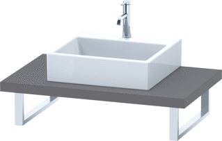 DURAVIT DURASTYLE CONSOLE 45X800X550 MM BASALT MAT AANTAL UITSPARINGEN: 1 