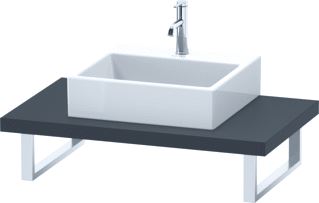 DURAVIT DURASTYLE CONSOLE 45X800X550 MM GRAFIET MAT AANTAL UITSPARINGEN: 1 