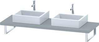 DURAVIT DURASTYLE CONSOLE 45X800X550 MM BETONGRIJS MAT AANTAL UITSPARINGEN: 2 