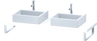 DURAVIT DURASTYLE CONSOLE 45X800X550 MM WIT HOOGGLANS HOOGGLANS AANTAL UITSPARINGEN: 2 