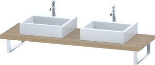 DURAVIT DURASTYLE CONSOLE 45X800X550 MM NATUUR EIKEN MAT AANTAL UITSPARINGEN: 2 