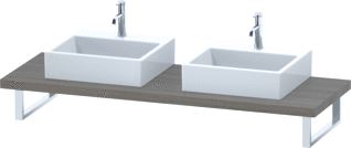 DURAVIT DURASTYLE CONSOLE 45X800X550 MM EIKEN TERRA MAT AANTAL UITSPARINGEN: 2 