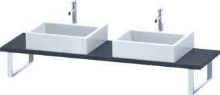 DURAVIT DURASTYLE CONSOLE 30X800X480 MM GRAFIET MAT AANTAL UITSPARINGEN: 2 