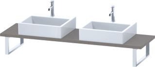 DURAVIT DURASTYLE CONSOLE 30X800X480 MM LINNEN MAT AANTAL UITSPARINGEN: 2 