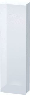 DURAVIT DURASTYLE HOGE KAST 400X240X1400 MM SCHARNIER: LINKS KLEUR FRONT: NOTEN DONKER MAT KLEUR CORPUS: WIT MAT AANTAL DEUREN: 1 AANTAL GLAZEN PLANCHETS: 4