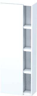 DURAVIT HOGE KAST DURASTYLE MET OPENSCHAP EN DEUR 1400-500-240 SCHARNIERZIJDE LINKS WIT MAT 