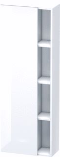 DURAVIT HOGE KAST DURASTYLE MET OPENSCHAP EN DEUR 1400-500-240 SCHARNIERZIJDE LINKS WIT HOOGGLANS 