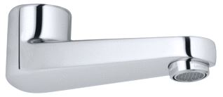 GROHE BUISUITLOOP SANITAIRKRAAN MET LAMINAIR-STRAALREGELAAR 60MM HOOGTE 117MM VOORSPRONG UITLOOP DRAAIBAAR CHROOM (VOOR 33769) 