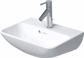 DURAVIT STARCK ME FONTEIN ZONDER KRAANGAT MET OVERLOOP 45X32CM MAT WIT 719453210 