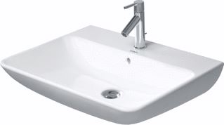 DURAVIT STARCK ME WASTAFEL M.1 KRAANGAT MET OVERLOOP 65X49CM MAT WIT 