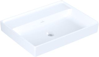 VILLEROY & BOCH COLLARO WASTAFEL HOEKIG VOOR WANDUITLOOP WAND 470 X 600MM (DXB) WIT ALPINE 