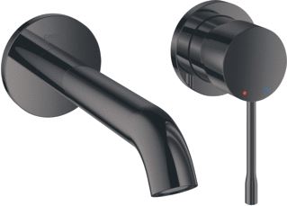 GROHE ESSENCE NEW INBOUWMENGKRAAN AFBOUWDEEL M-SIZE WAND EENGREEPS 2-GATS G1/2 183MM VOORSPRONG UITLOOP VAST HARD GRAPHITE