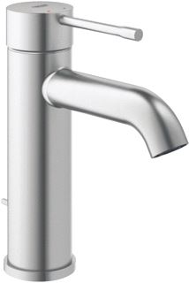 GROHE ESSENCE NEW WASTAFELMENGKRAAN S-SIZE TREKWASTE EENGREEPS 1-GATS 174MM HOOGTE 116MM UITLOOP VAST SUPERSTEEL 