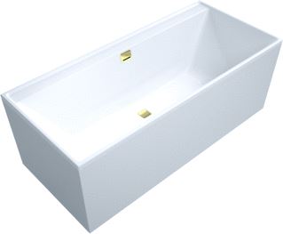 VILLEROY & BOCH COLLARO LIGBAD COLLARO INBOUWVERSIE GOUD 470 X 800 X 1800MM WIT ALPINE 