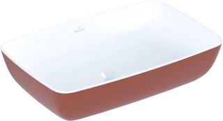 VILLEROY & BOCH ARTIS OPZETWASTAFEL 580 X 385 X 130 MM RUST ZONDER OVERLOOP 