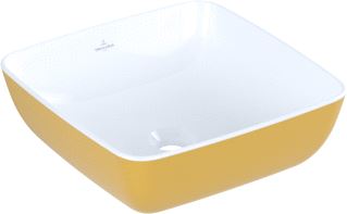 VILLEROY & BOCH ARTIS OPZETWASTAFEL 410 X 410 X 130 MM INDIAN SUMMER ZONDER OVERLOOP