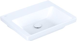 VILLEROY & BOCH SUBWAY 3.0 MEUBELWASTAFEL 600X470MM. ZONDER KRAANGAT ZONDER OVERLOOP. WIT ALPIN C+