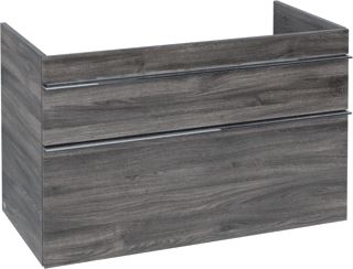 VILLEROY & BOCH VENTICELLO WASTAFELONDERKAST 953X590X502MM GREEP CHROOM CORPUS STONE OAK 