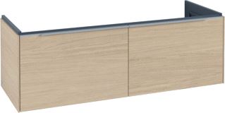 VILLEROY & BOCH SUBWAY 3.0 WASTAFELONDERKAST 2 UITTREKLADEN 1272 X 429 X 478 MM NORDIC OAK