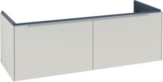 VILLEROY & BOCH SUBWAY 3.0 WASTAFELONDERKAST 2 UITTREKLADEN 1272 X 429 X 478 MM CASHMERE GREY