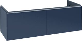 VILLEROY & BOCH SUBWAY 3.0 WASTAFELONDERKAST 2 UITTREKLADEN 1272 X 429 X 478 MM MARINE BLUE