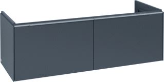 VILLEROY & BOCH SUBWAY 3.0 WASTAFELONDERKAST 2 UITTREKLADEN 1272 X 429 X 478 MM GRAPHITE