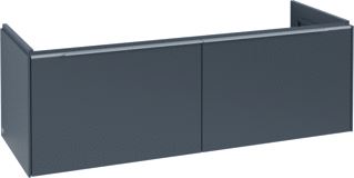 VILLEROY & BOCH SUBWAY 3.0 WASTAFELONDERKAST MET VERLICHTING 2 UITTREKLADEN 1272 X 429 X 478 MM GRAPHITE