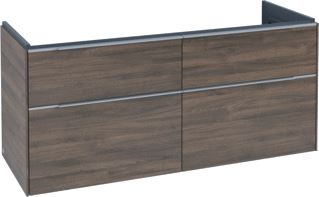 VILLEROY & BOCH SUBWAY 3.0 WASTAFELONDERKAST 4 UITTREKLADEN 1272 X 576 X 478 MM ARIZONA OAK