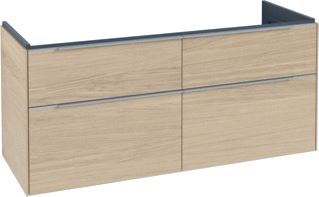 VILLEROY & BOCH SUBWAY 3.0 WASTAFELONDERKAST 4 UITTREKLADEN 1272 X 576 X 478 MM NORDIC OAK