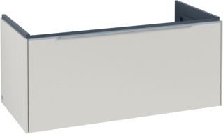 VILLEROY & BOCH SUBWAY 3.0 WASTAFELONDERKAST 1 UITTREKLADE 973 X 429 X 478 MM CASHMERE GREY