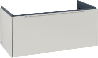 VILLEROY & BOCH SUBWAY 3.0 WASTAFELONDERKAST 1 UITTREKLADE 973 X 429 X 478 MM CASHMERE GREY