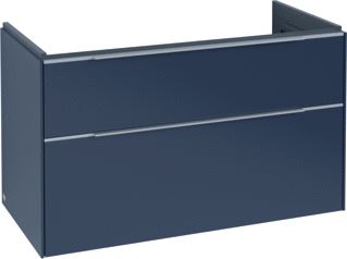 VILLEROY & BOCH SUBWAY 3.0 WASTAFELONDERKAST 2 UITTREKLADEN 973 X 576 X 478 MM MARINE BLUE