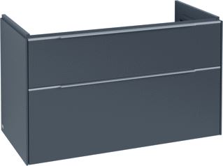 VILLEROY & BOCH SUBWAY 3.0 WASTAFELONDERKAST 2 UITTREKLADEN 973 X 576 X 478 MM GRAPHITE