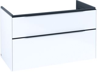 VILLEROY & BOCH SUBWAY 3.0 WASTAFELONDERKAST 2 UITTREKLADEN 973 X 576 X 478 MM BRILLIANT WHITE