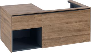 VILLEROY & BOCH SUBWAY 3.0 WASTAFELONDERKAST 2 UITTREKLADEN 1001 X 423 X 516 MM OAK KANSAS / OAK KANSAS