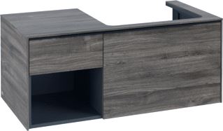 VILLEROY & BOCH SUBWAY 3.0 WASTAFELONDERKAST 2 UITTREKLADEN 1001 X 423 X 516 MM STONE OAK / STONE OAK