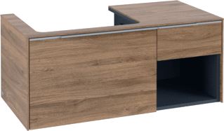 VILLEROY & BOCH SUBWAY 3.0 WASTAFELONDERKAST 2 UITTREKLADEN 1001 X 423 X 516 MM OAK KANSAS / OAK KANSAS