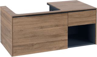 VILLEROY & BOCH SUBWAY 3.0 WASTAFELONDERKAST 2 UITTREKLADEN 1001 X 423 X 516 MM OAK KANSAS / OAK KANSAS