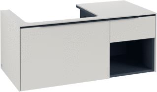 VILLEROY & BOCH SUBWAY 3.0 WASTAFELONDERKAST 2 UITTREKLADEN 1001 X 423 X 516 MM CASHMERE GREY / CASHMERE GREY