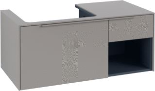 VILLEROY & BOCH SUBWAY 3.0 WASTAFELONDERKAST 2 UITTREKLADEN 1001 X 423 X 516 MM TAUPE / TAUPE