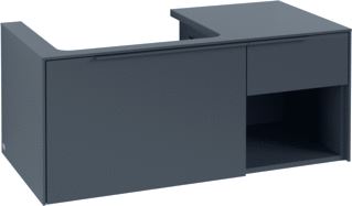 VILLEROY & BOCH SUBWAY 3.0 WASTAFELONDERKAST 2 UITTREKLADEN 1001 X 423 X 516 MM GRAPHITE / GRAPHITE