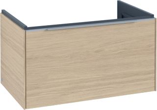 VILLEROY & BOCH SUBWAY 3.0 WASTAFELONDERKAST 1 UITTREKLADE 772 X 429 X 478 MM NORDIC OAK