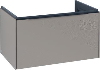 VILLEROY & BOCH SUBWAY 3.0 WASTAFELONDERKAST 1 UITTREKLADE 772 X 429 X 478 MM TAUPE