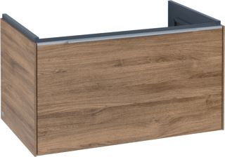 VILLEROY & BOCH SUBWAY 3.0 WASTAFELONDERKAST MET VERLICHTING 1 UITTREKLADE 772 X 429 X 478 MM OAK KANSAS