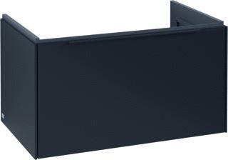 VILLEROY & BOCH SUBWAY 3.0 WASTAFELONDERKAST MET VERLICHTING 1 UITTREKLADE 772 X 429 X 478 MM VOLCANO BLACK